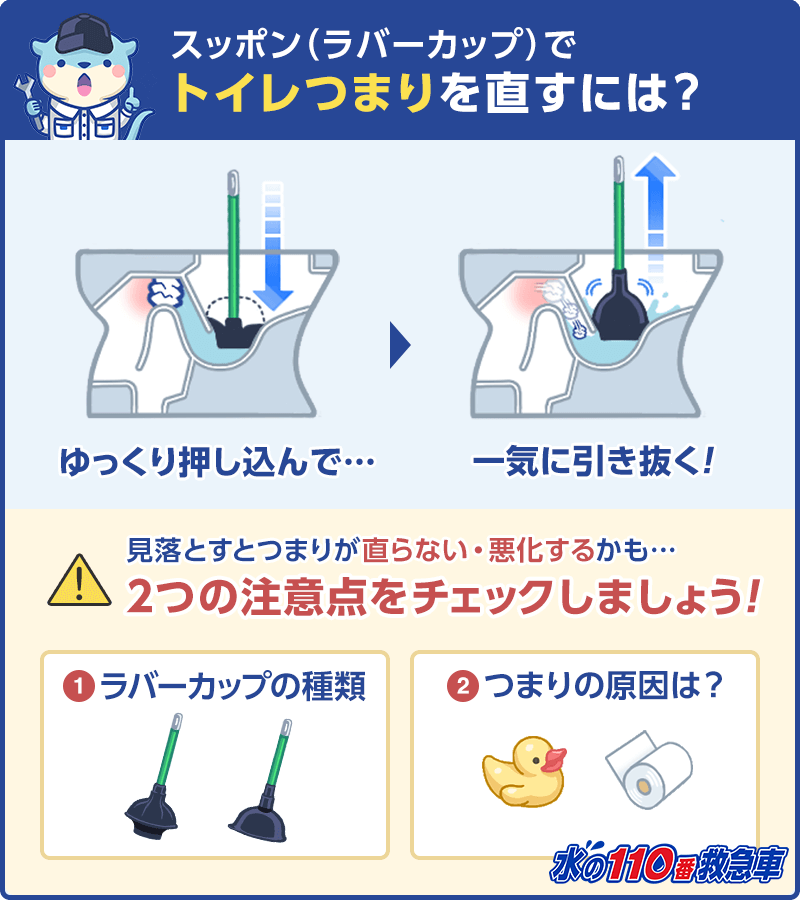 流れ 悪い トイレ が