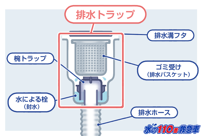 キッチンの排水