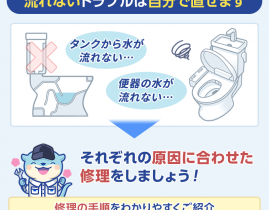 トイレが流れない時の対処法は？プロも使う方法を原因ごとにご紹介