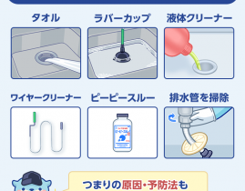 キッチンの排水溝つまりを直すには?本当に効果がある解消法7選